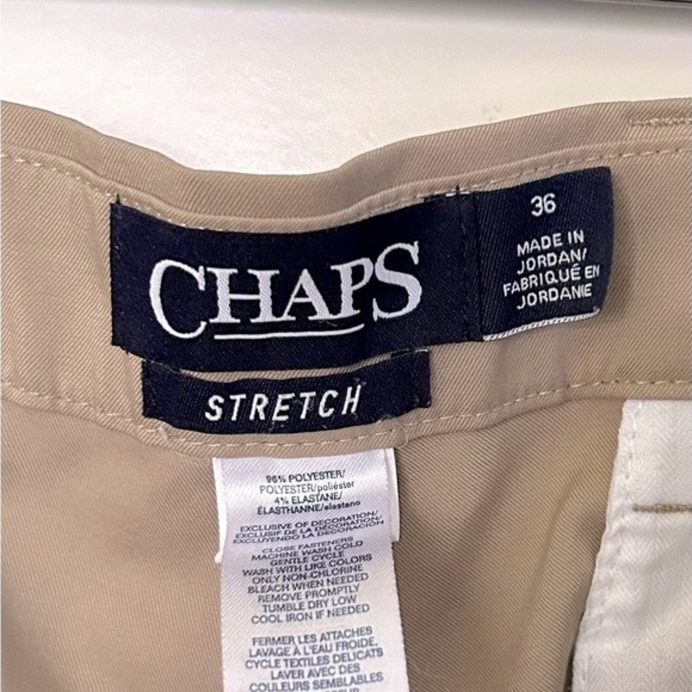 Chaps Flat Front Shorts - Picture 2 of 4